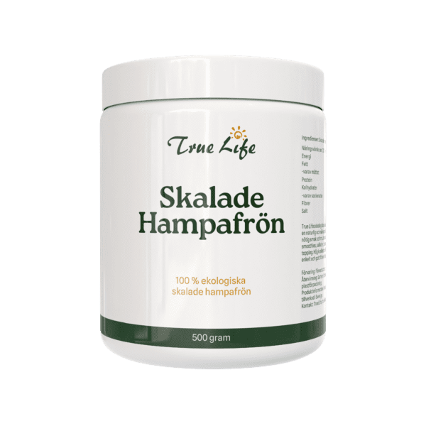 Skalade hampafrön